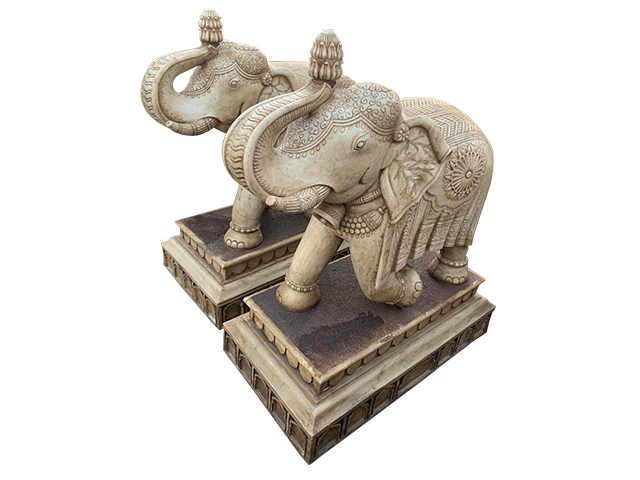 Handcrafted Marble Elephant