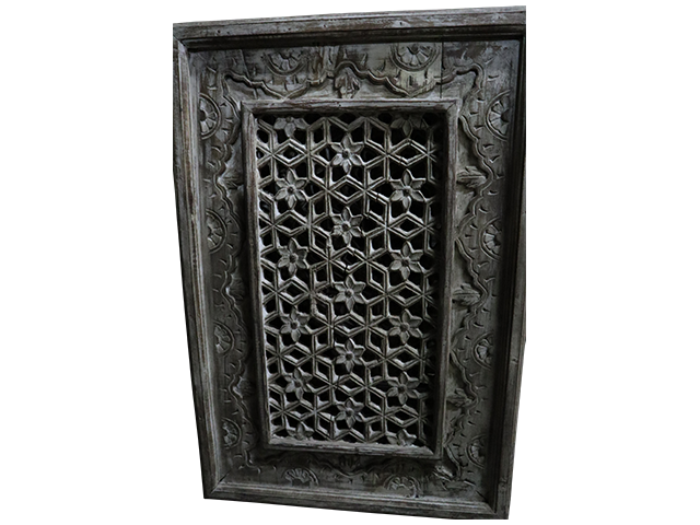 Antique Hand Carved Window